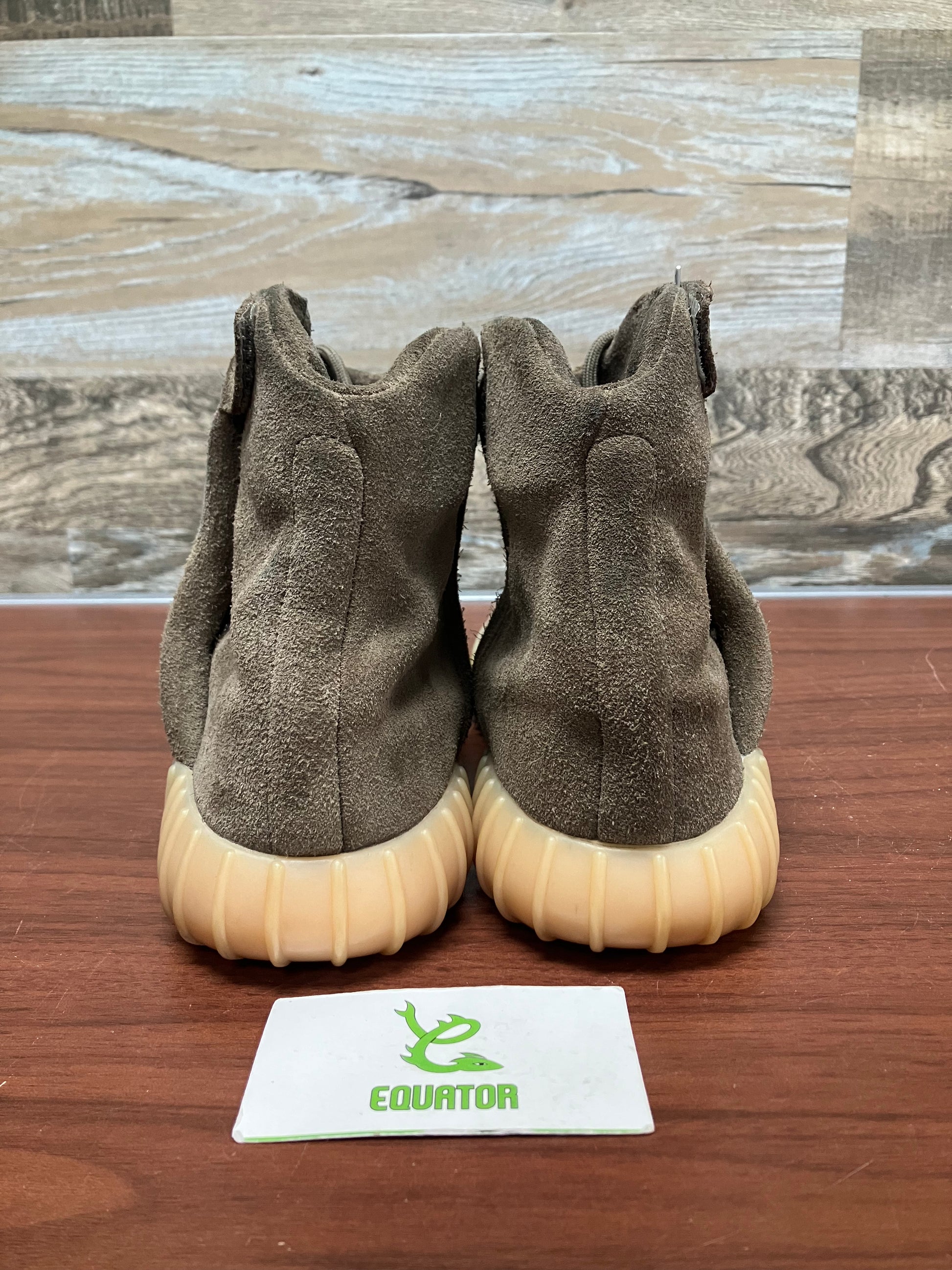 Adidas Yeezy Boost 750 Chocolate Size 8 equator