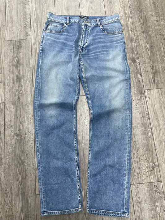 33-Balenciaga Light Wash Jeans