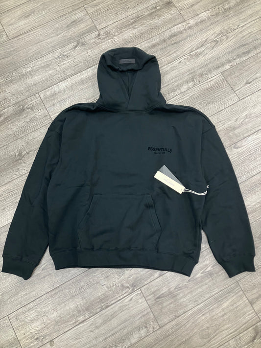 XL-Fear Of God Essentials Black Hoodie