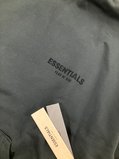XL-Fear Of God Essentials Black Hoodie