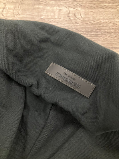 XL-Fear Of God Essentials Black Hoodie