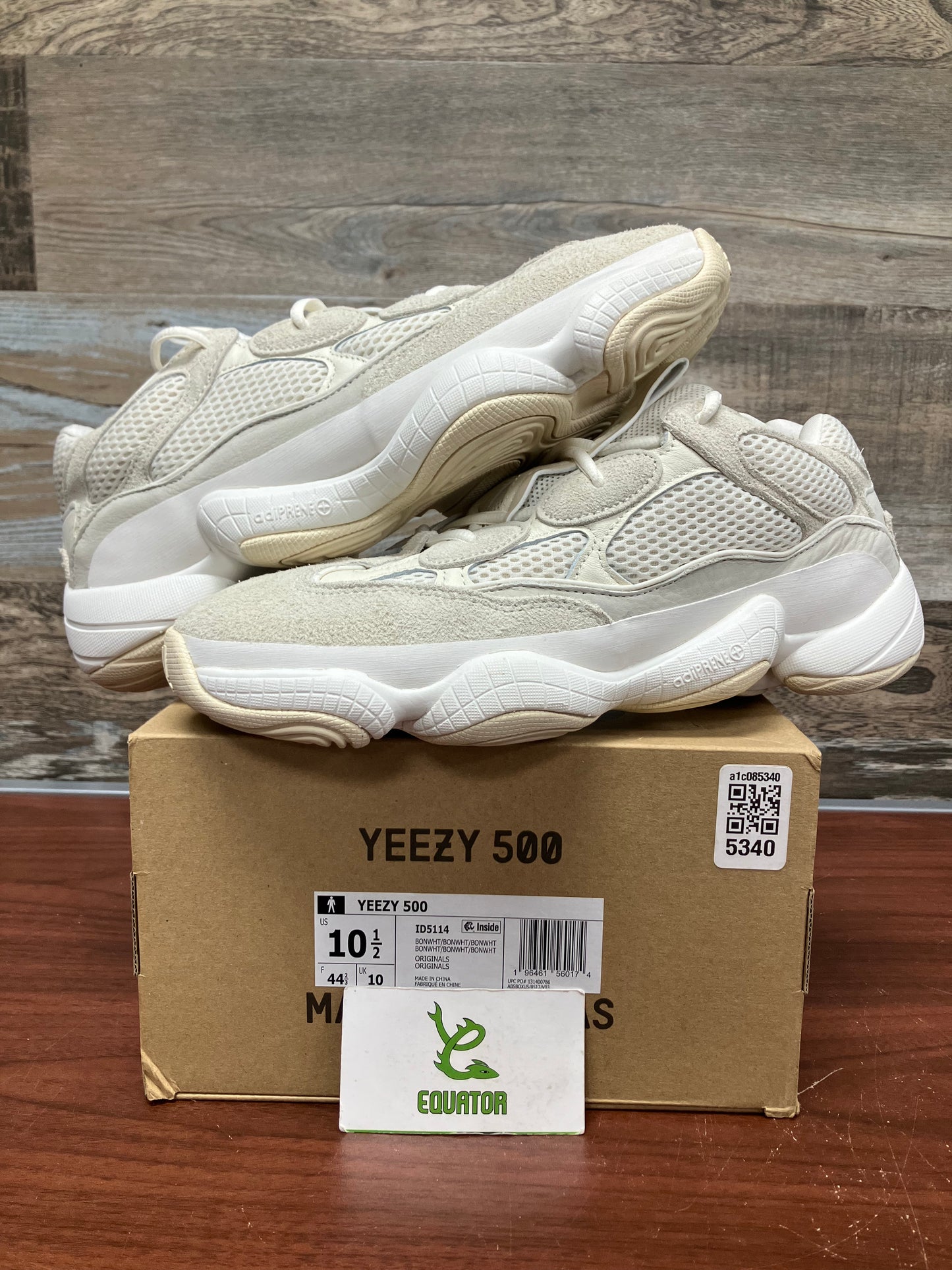 Adidas Yeezy 500 Bone White Size 10.5