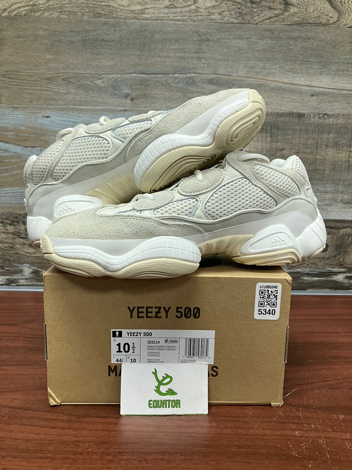 Adidas Yeezy 500 Bone White Size 10.5