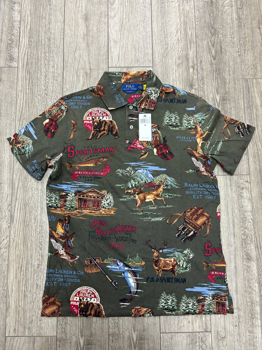 M - Polo Ralph Lauren Sportsman Fishing Print Shirt