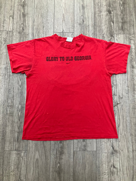 Nike UGA “Glory To Old Georgia” Tee Size L