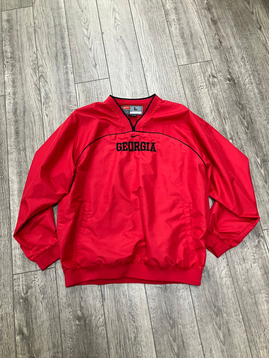 L-Nike Georgia Bulldogs Center Swoosh Pullover