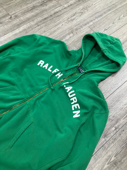 XL-Polo Jeans Company Green Zip Logo Hoodie