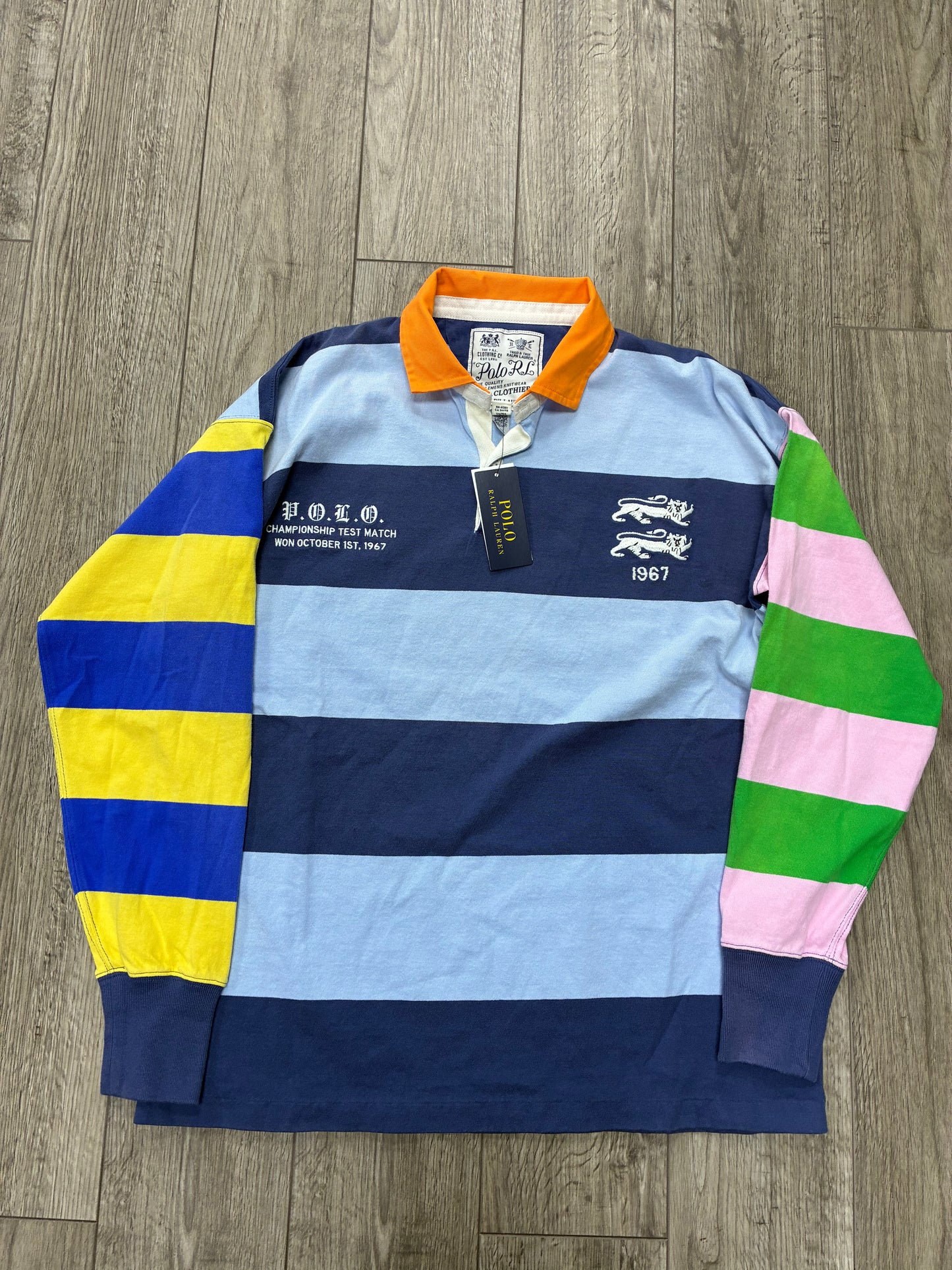 Polo Ralph Lauren Vintage Fit Striped Jersey Rugby