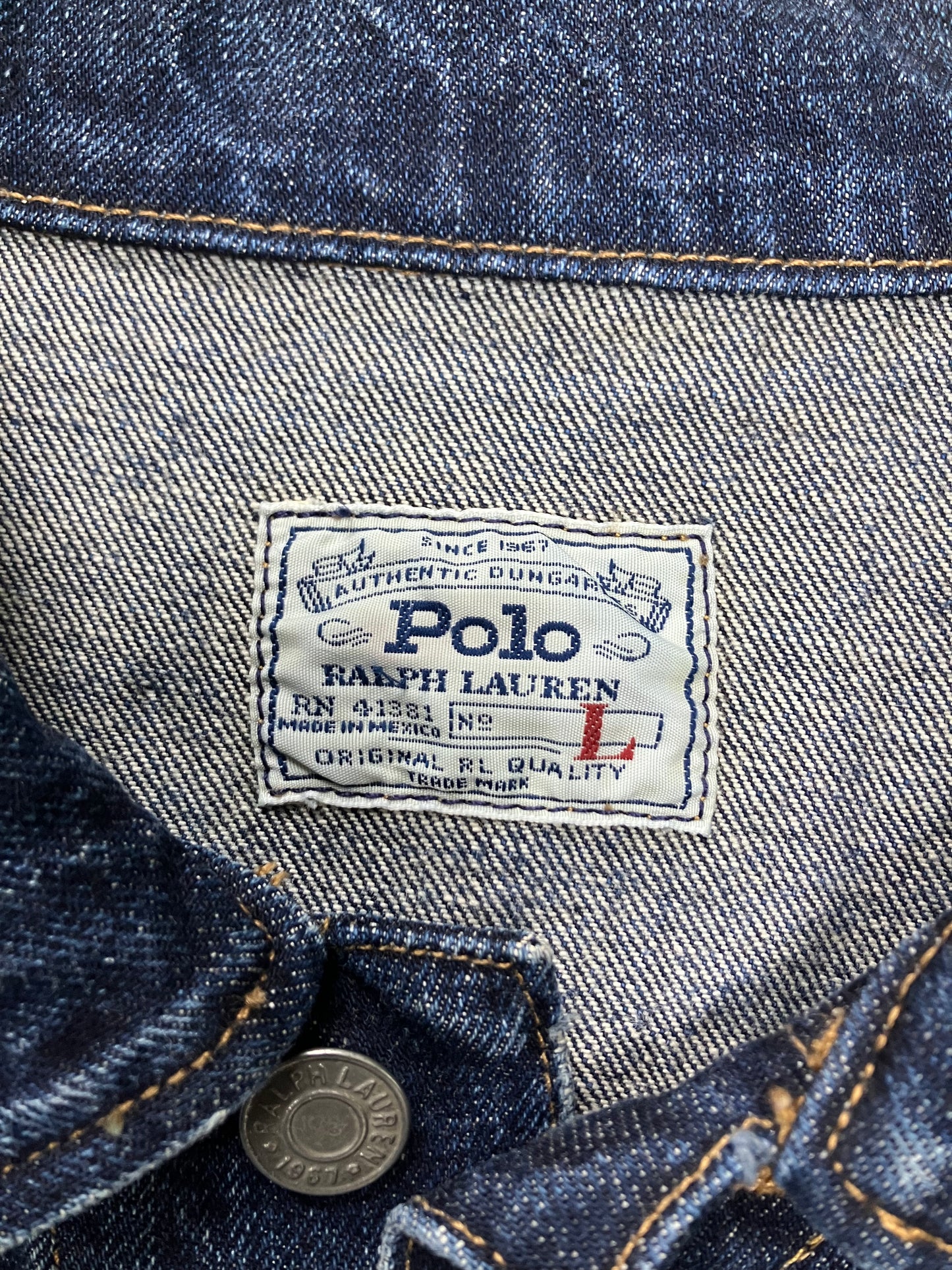 L-Polo Ralph Lauren Denim Jacket