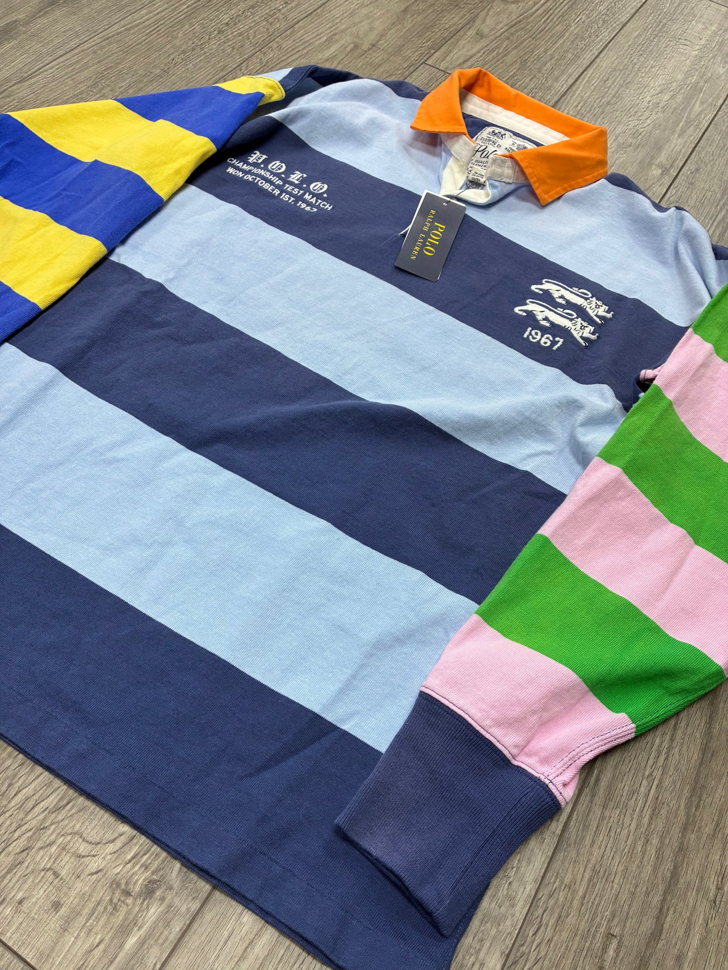 Polo Ralph Lauren Vintage Fit Striped Jersey Rugby