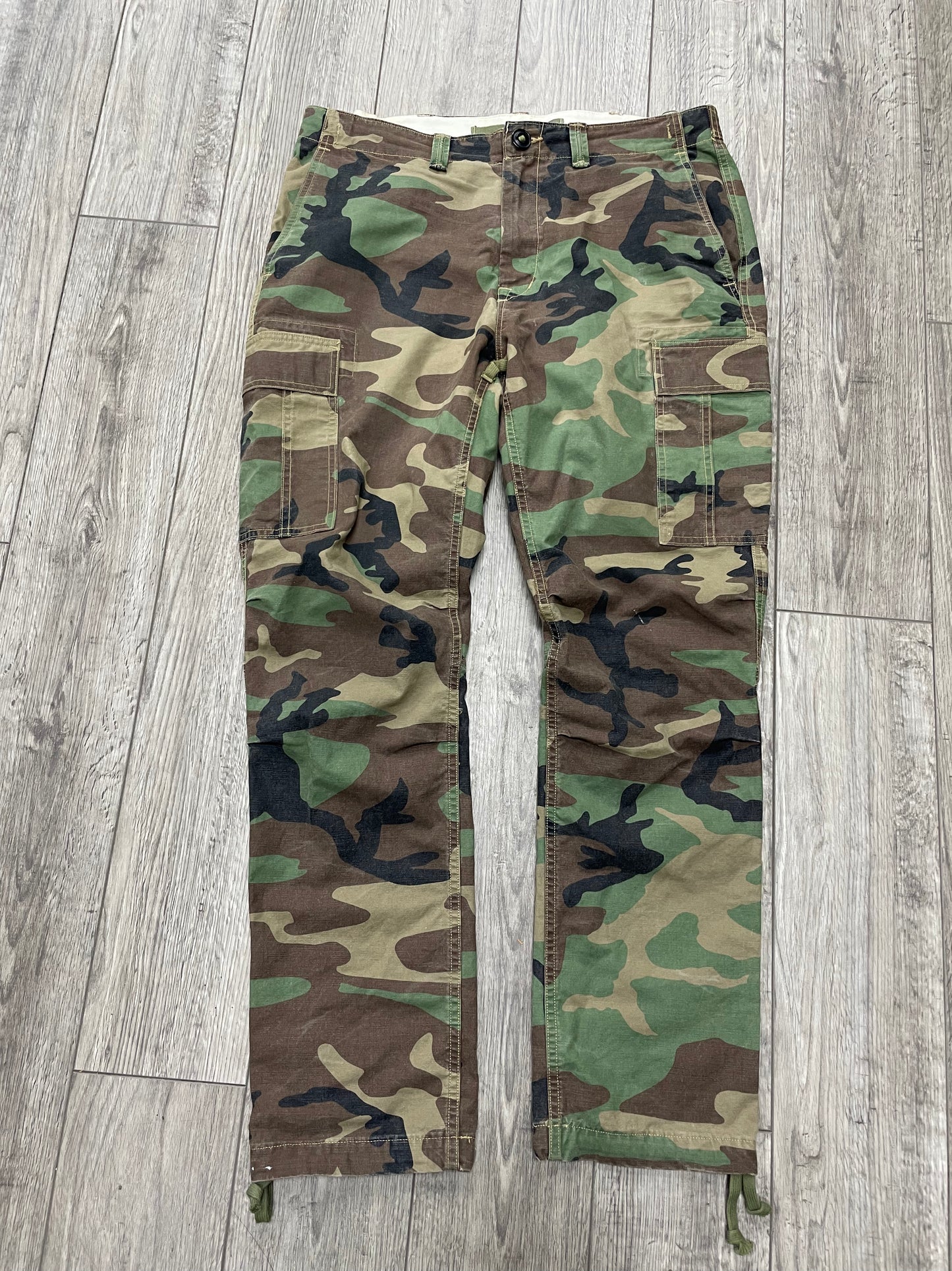 34-Polo Ralph Lauren Woodland Camo Button Cargo Pants