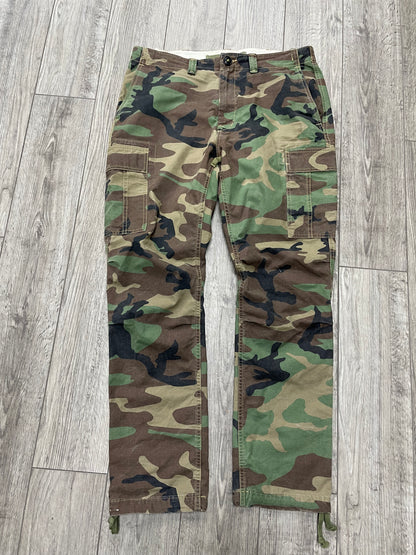 34-Polo Ralph Lauren Woodland Camo Button Cargo Pants