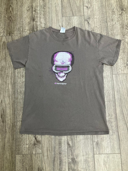 SpeedGlas Purple Skull Tee M