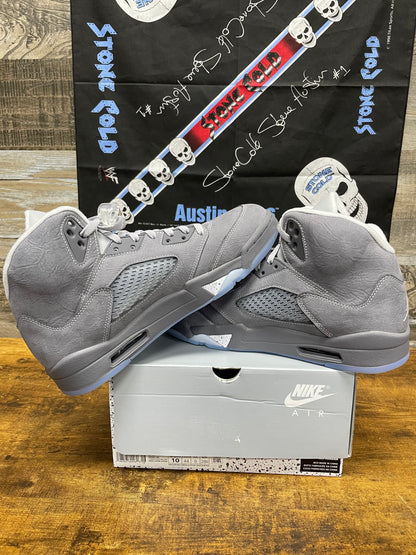 10-Air Jordan 5 Wolf Grey