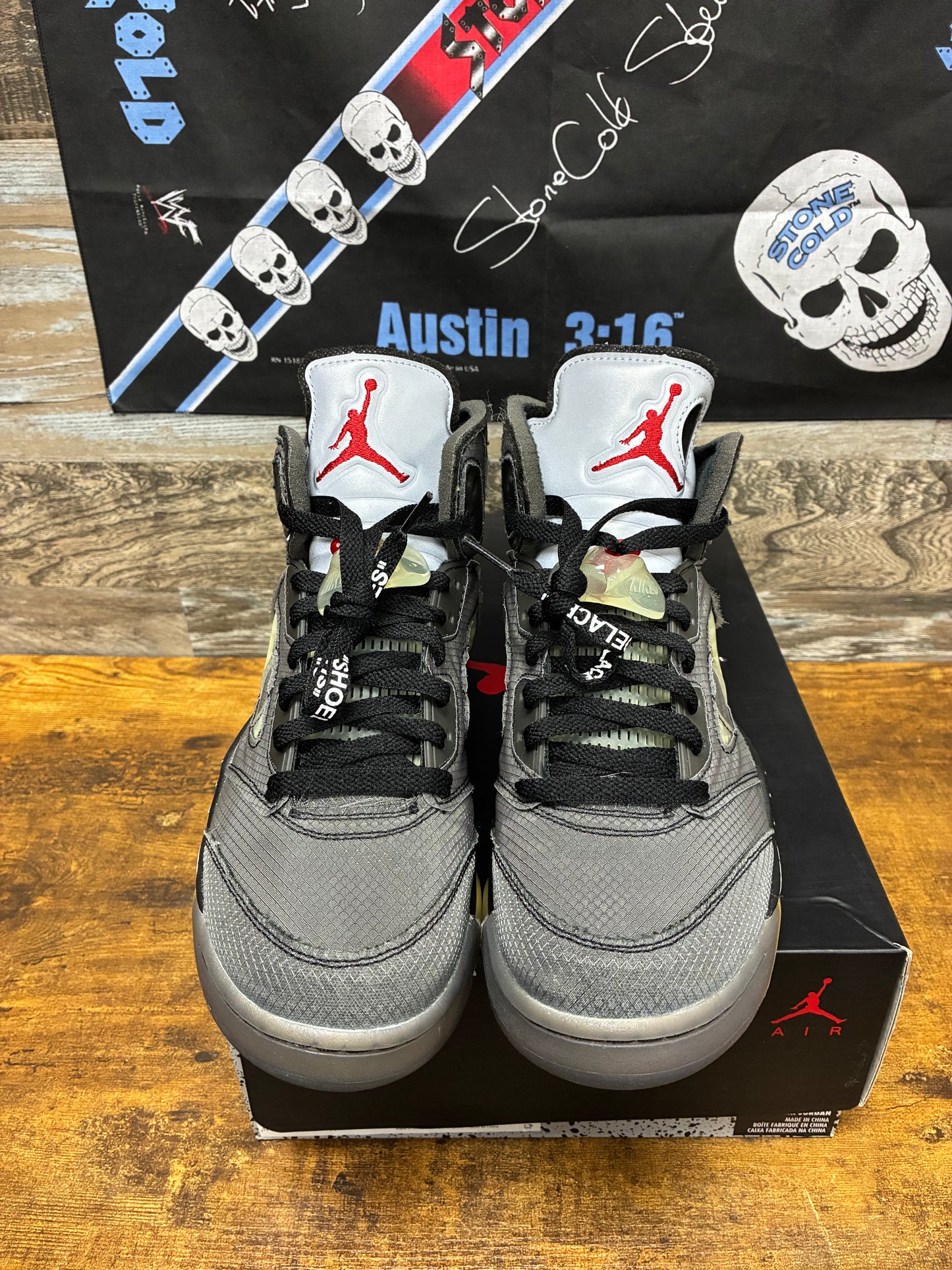 9.5 - Off-White Air Jordan 5 Muslin