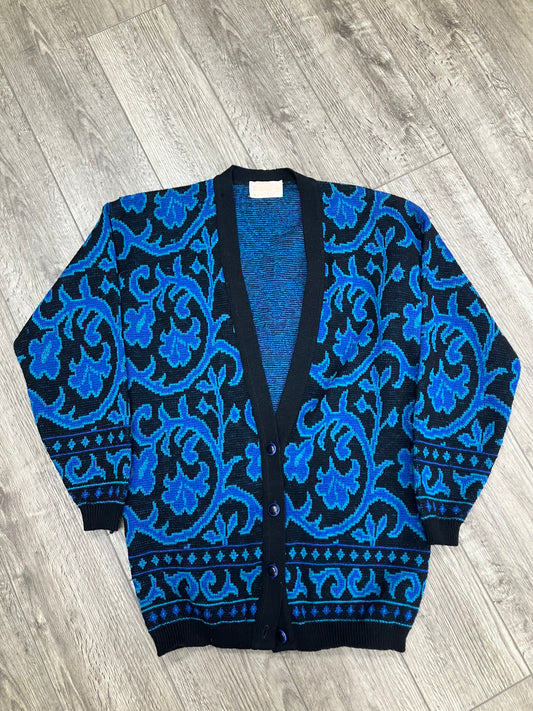 S-Vintage Pendleton Blue Cardigan
