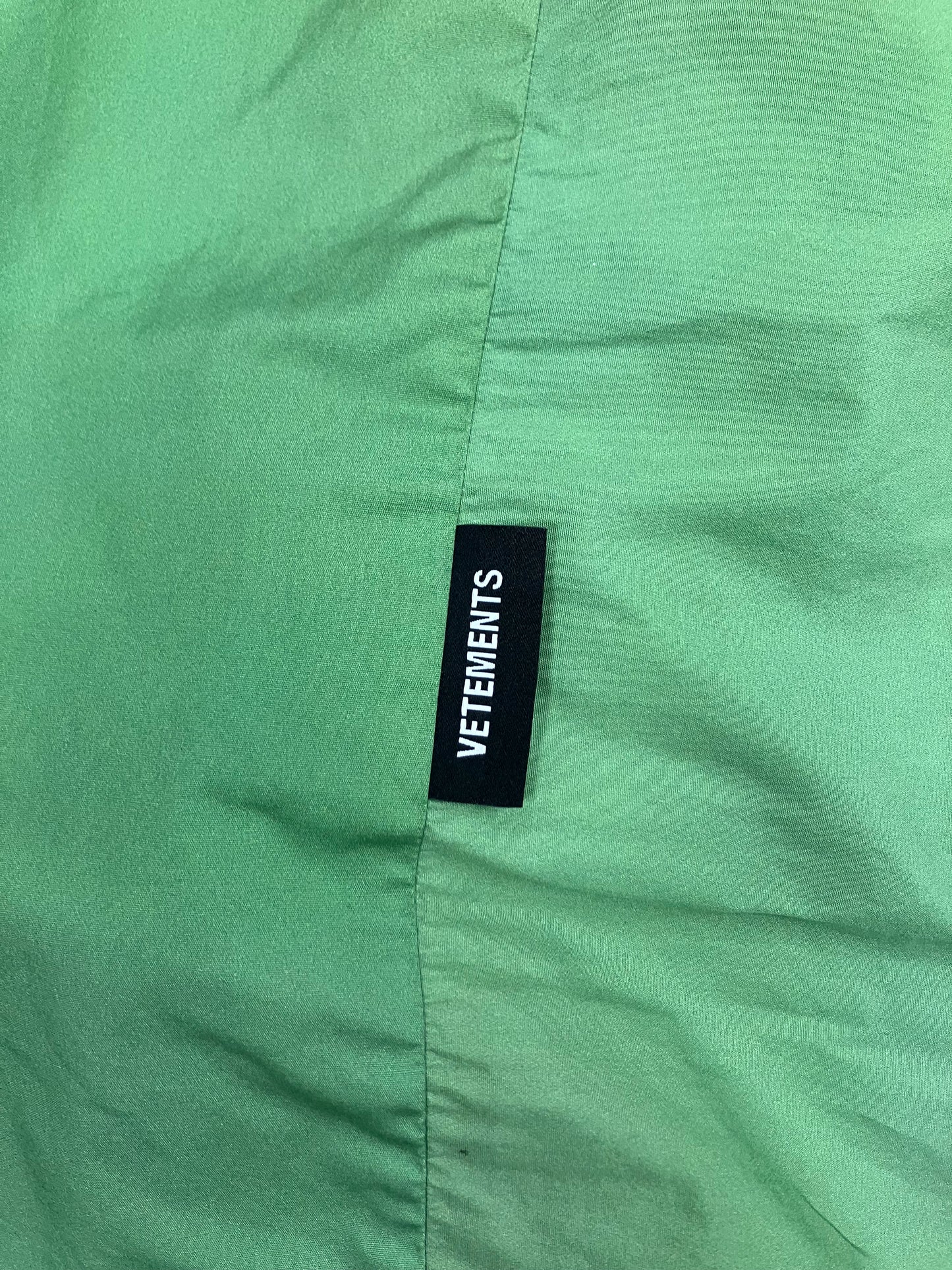 XS-Vetements Green Anime Button Up