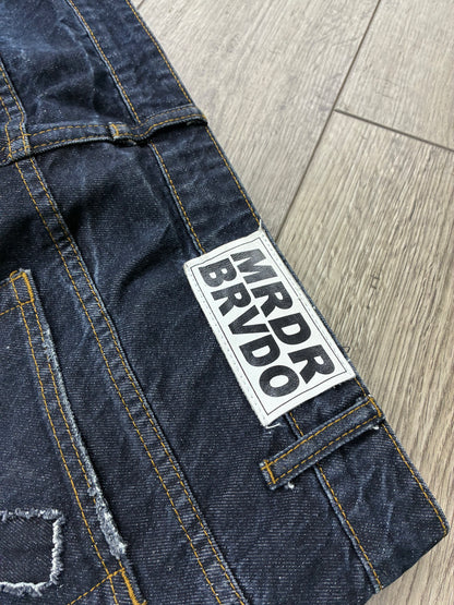 34 - Who Decides War Cowboy Indigo Denim Jeans