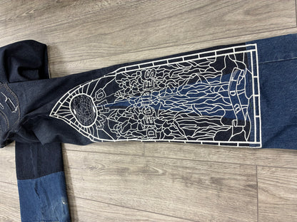 34 - Who Decides War Cowboy Indigo Denim Jeans