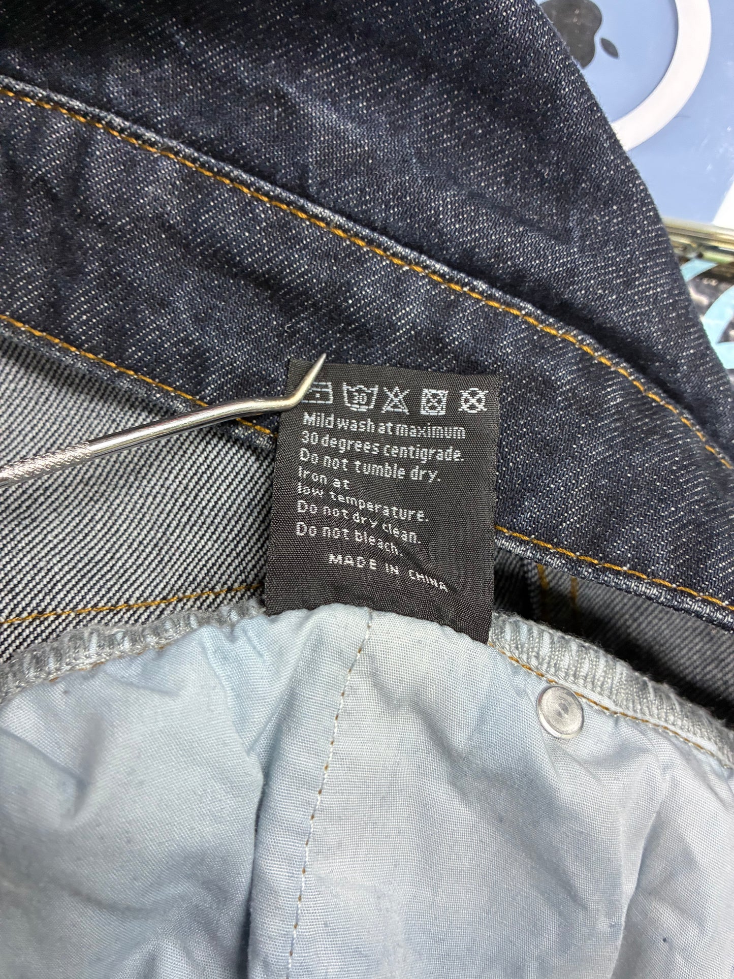 34 - Who Decides War Cowboy Indigo Denim Jeans