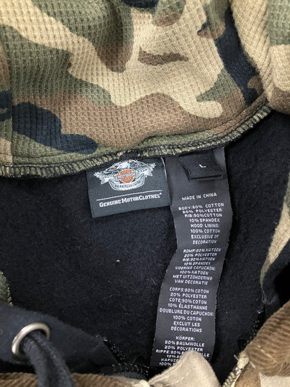 L-Harley Davidson double Layered Convertible Jacket