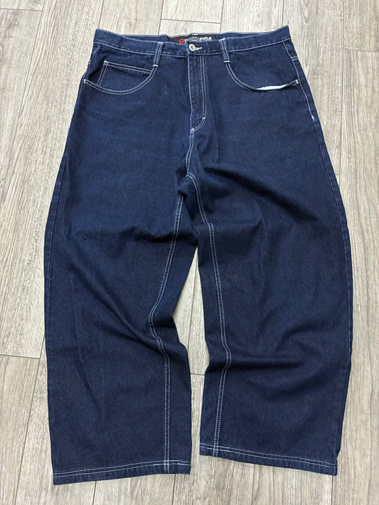 38 - Vintage Southpole Wide Leg Blue Jeans