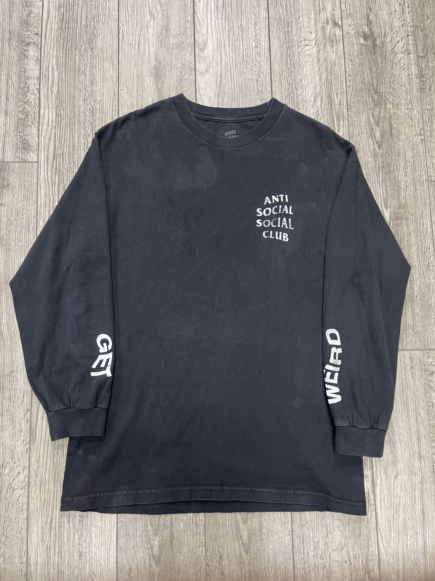 L-Anti Social Social Club Get Weird Long Sleeve Tee