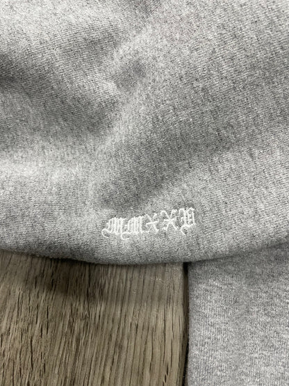 L-Supreme Box Logo Heather Grey Hoodie