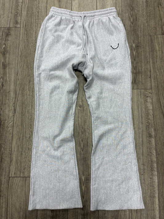 M - ReadyMade Grey Smile Flared Sweatpants