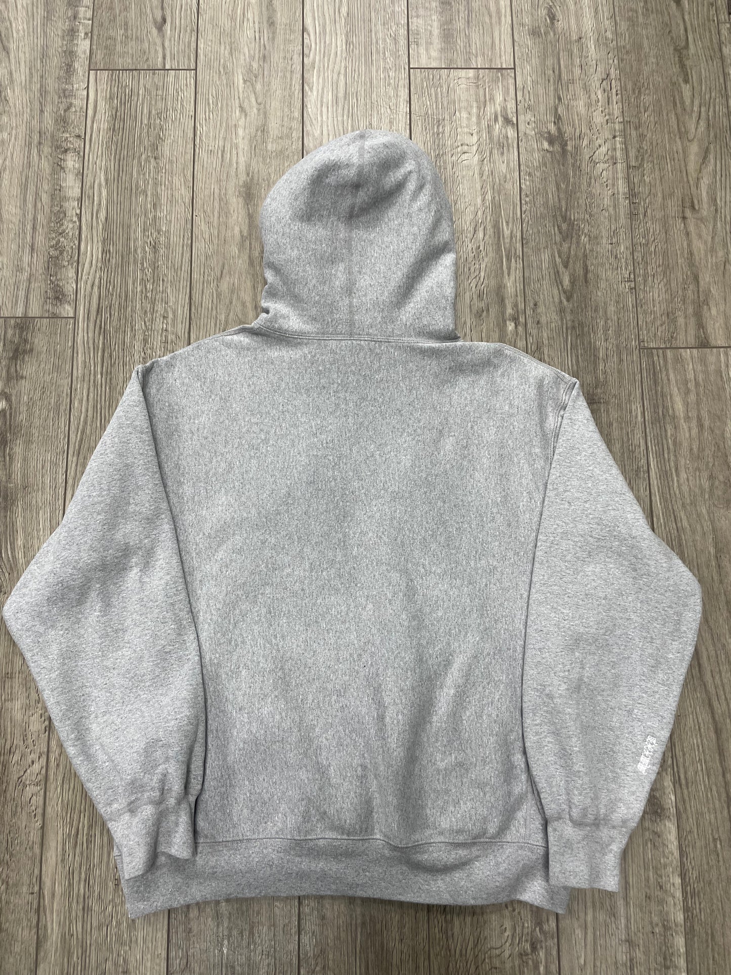 L-Supreme Box Logo Heather Grey Hoodie