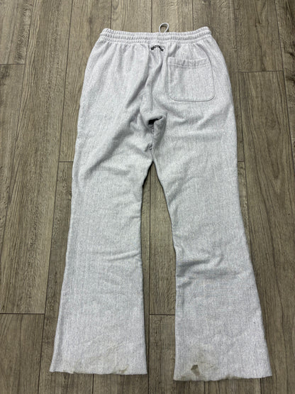 M - ReadyMade Grey Smile Flared Sweatpants