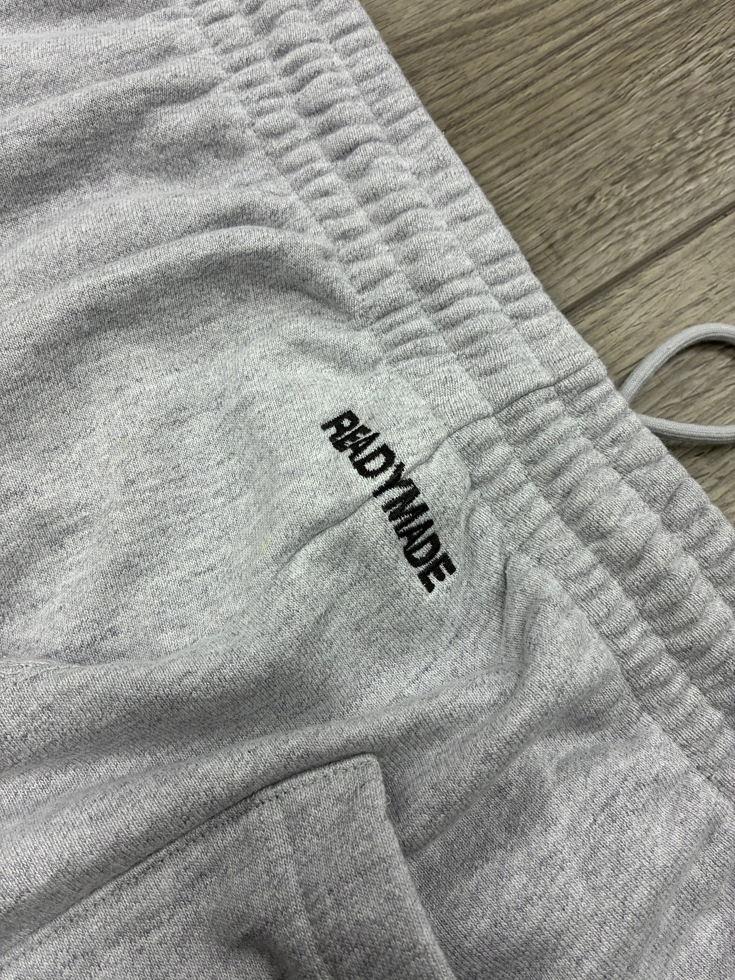M - ReadyMade Grey Smile Flared Sweatpants