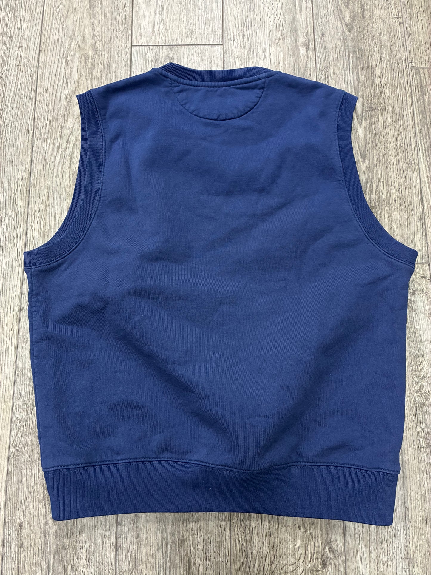M - Stussy Sport Navy Fleece Vest