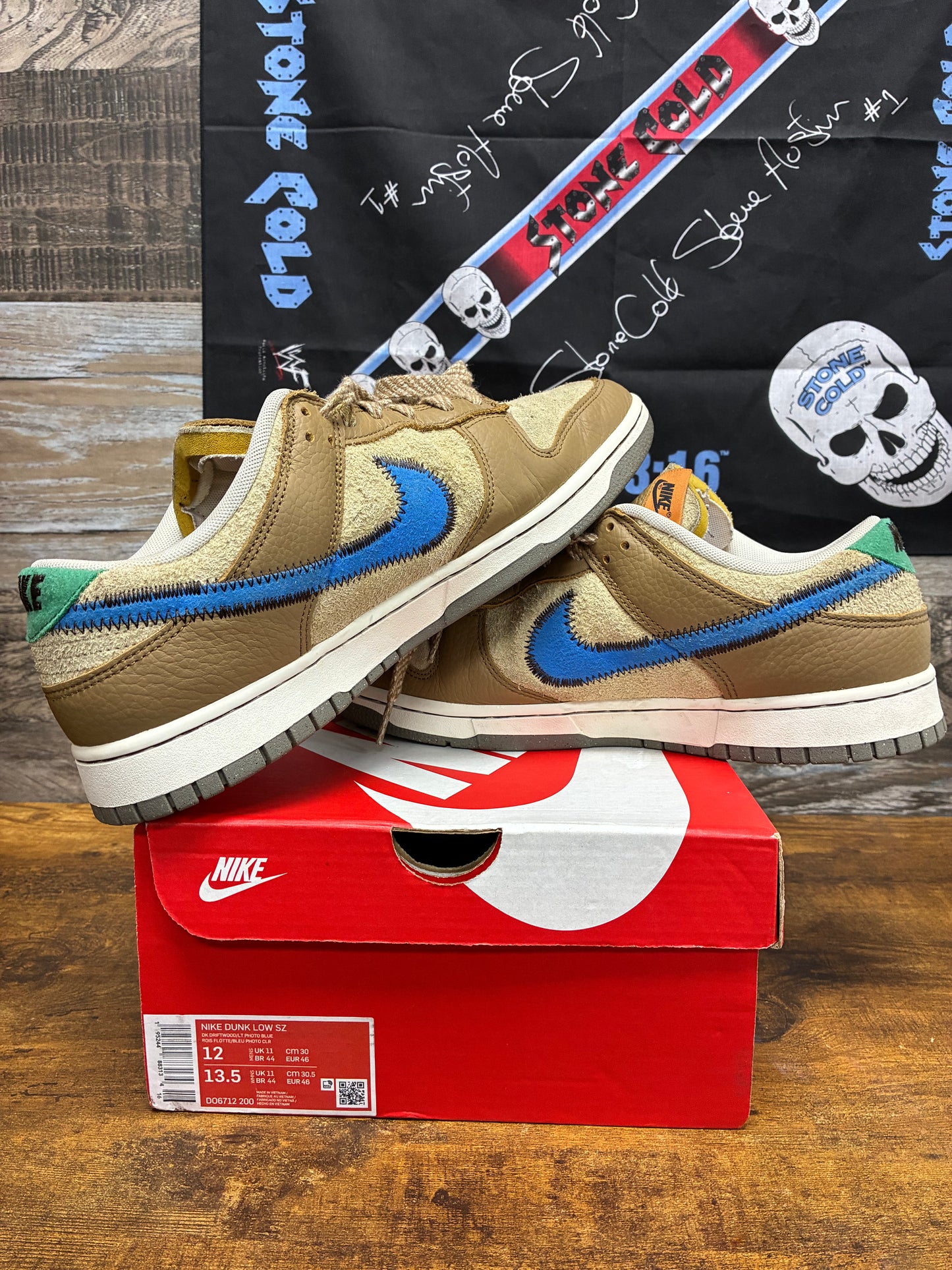 12 - Size x Nike Dunk Low Dark Driftwood