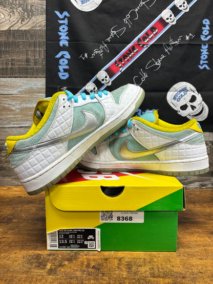 12 - FTC Nike Dunk SB Low Lagoon Pulse