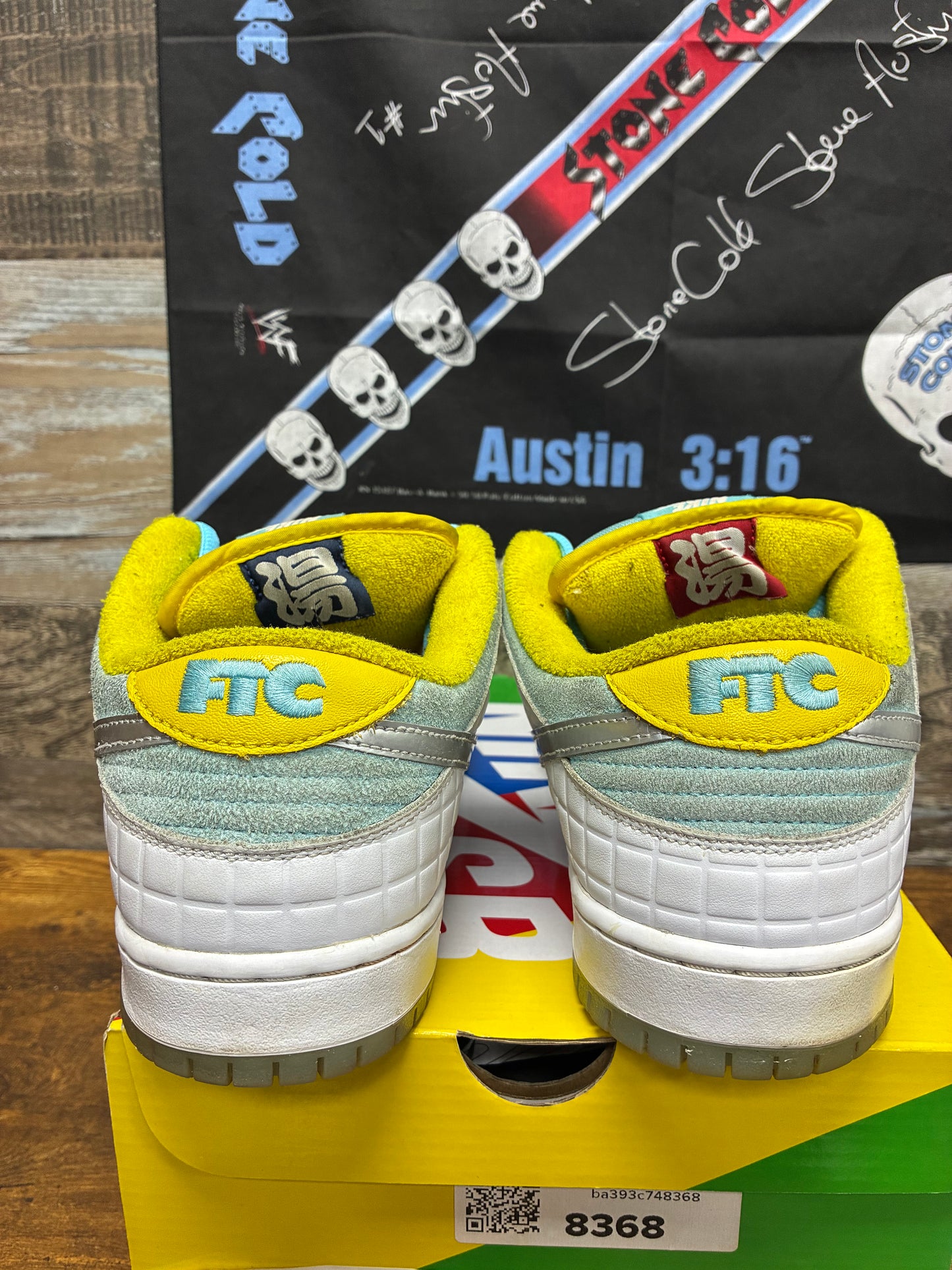 12 - FTC Nike Dunk SB Low Lagoon Pulse
