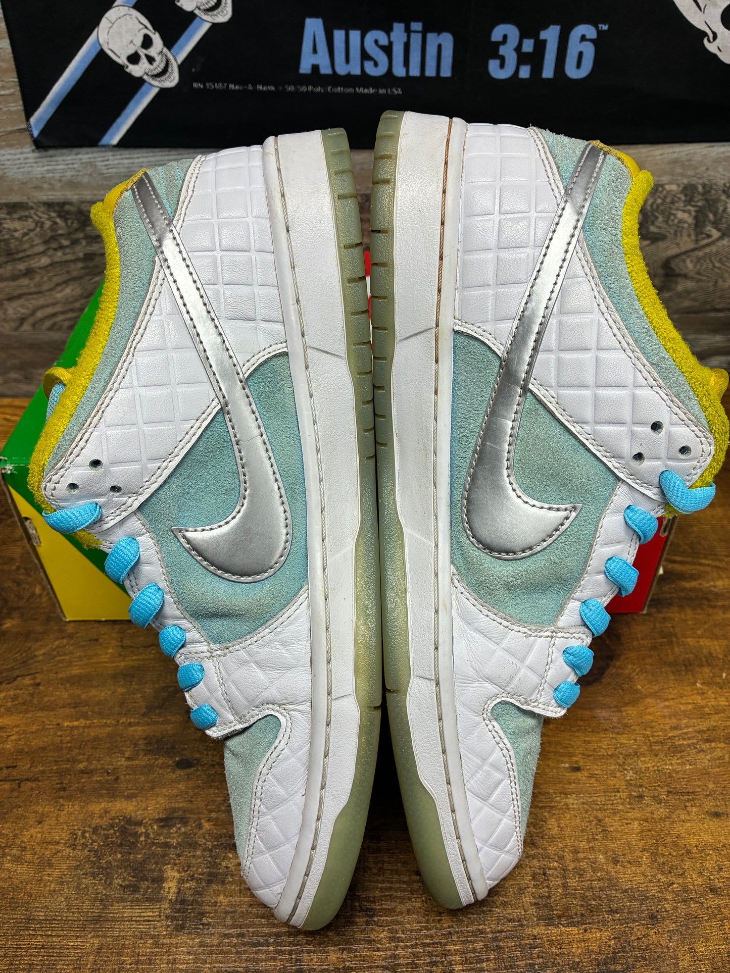 12 - FTC Nike Dunk SB Low Lagoon Pulse