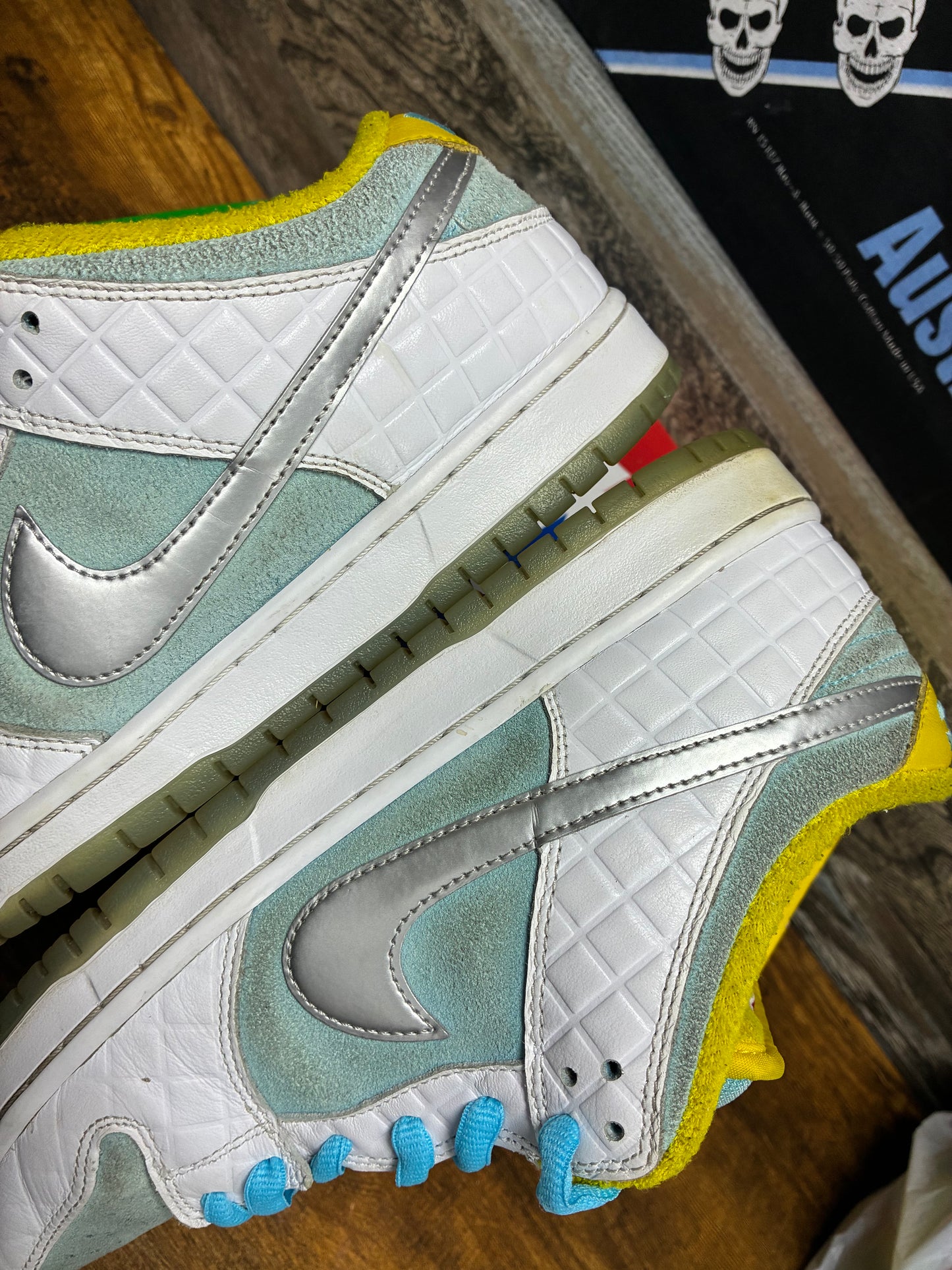 12 - FTC Nike Dunk SB Low Lagoon Pulse