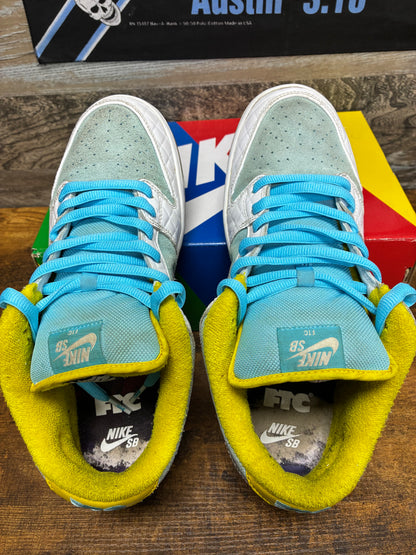 12 - FTC Nike Dunk SB Low Lagoon Pulse