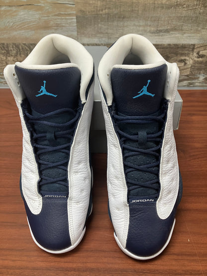 Jordan 13 Retro Obsidian Powder Blue White 11.5