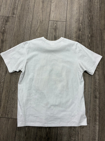L - Bape Tie Dye Shark Face White T-Shirt