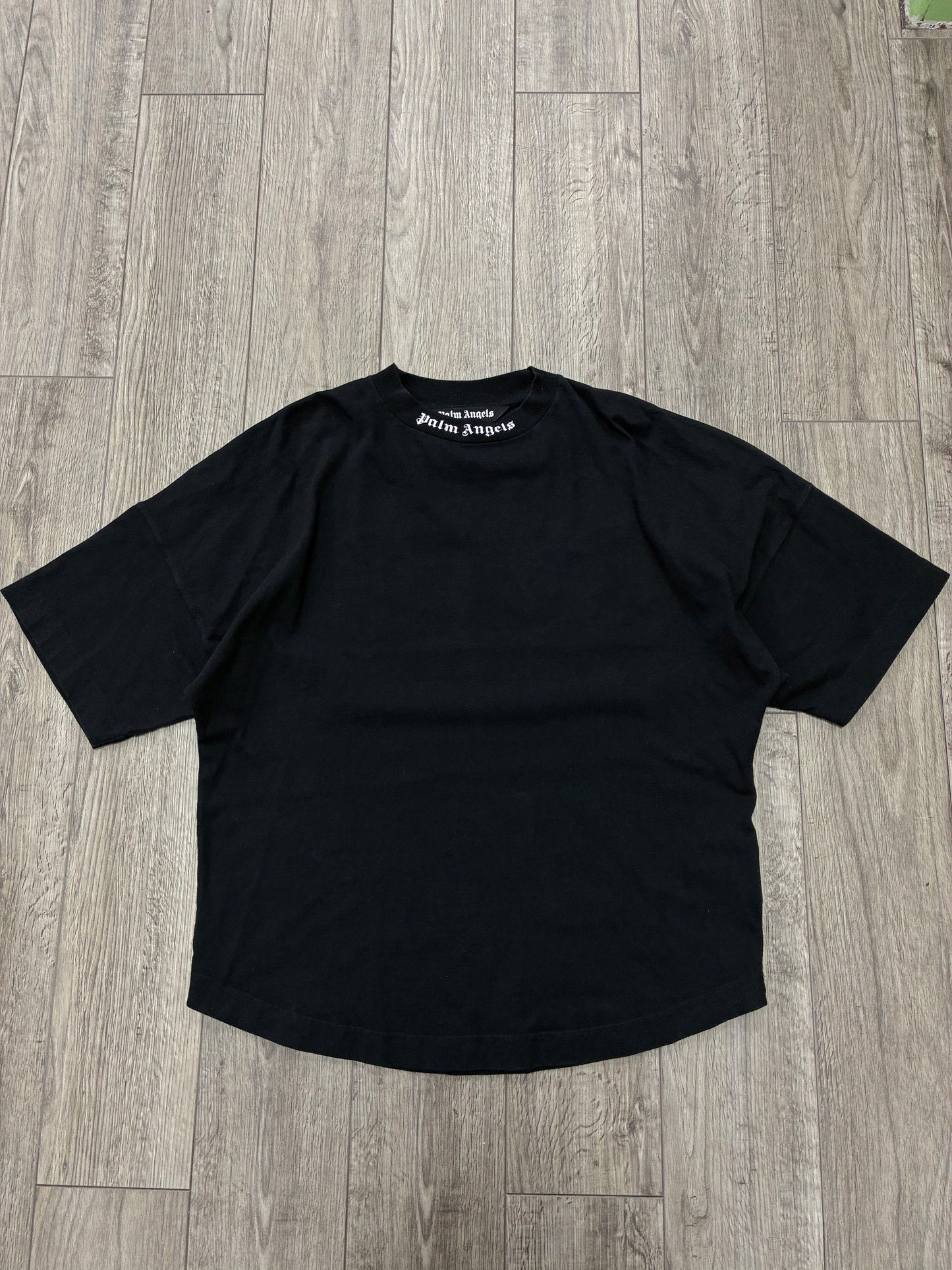M - Palm Angels Classic Logo Black T-Shirt