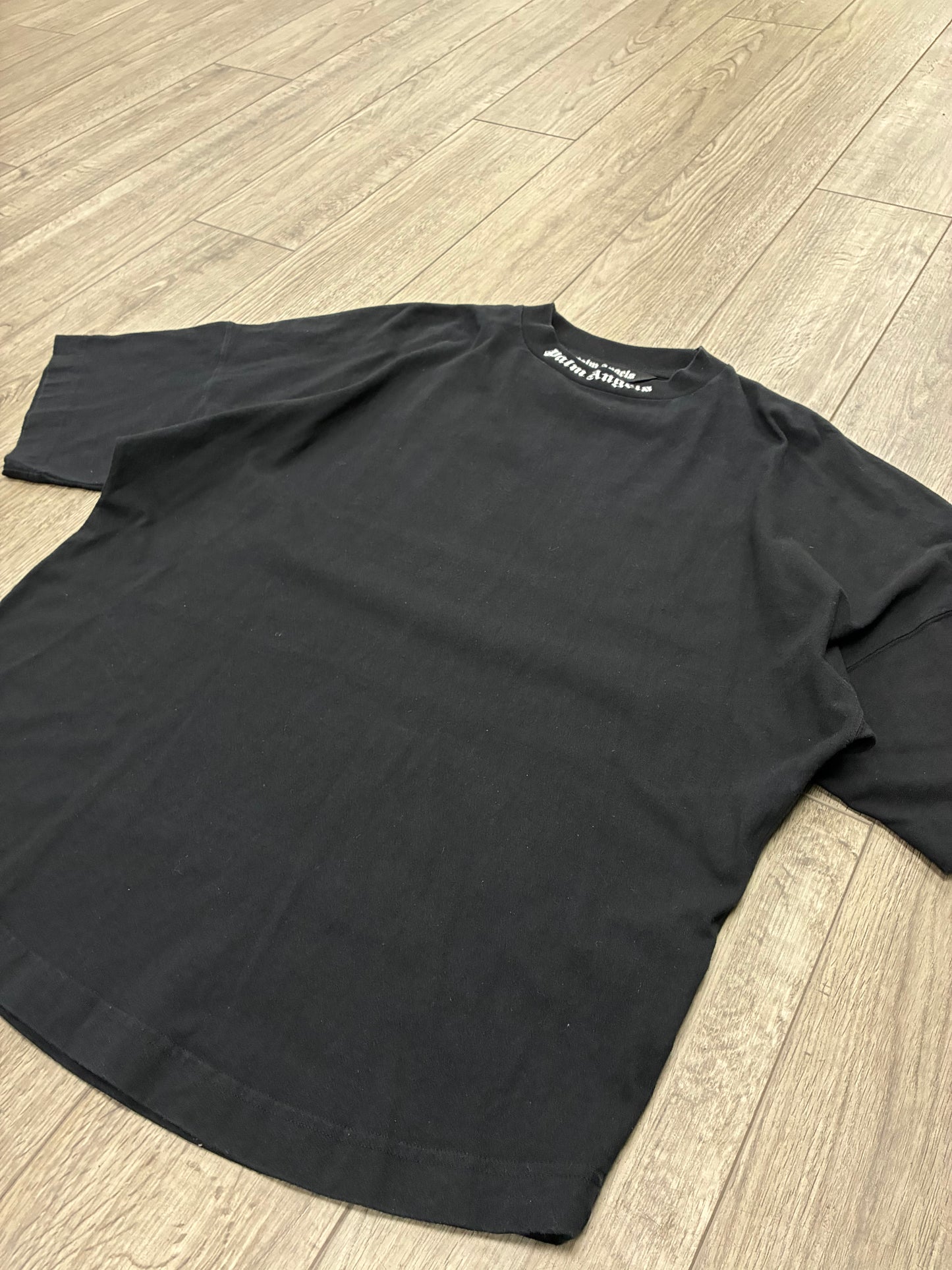 M - Palm Angels Classic Logo Black T-Shirt