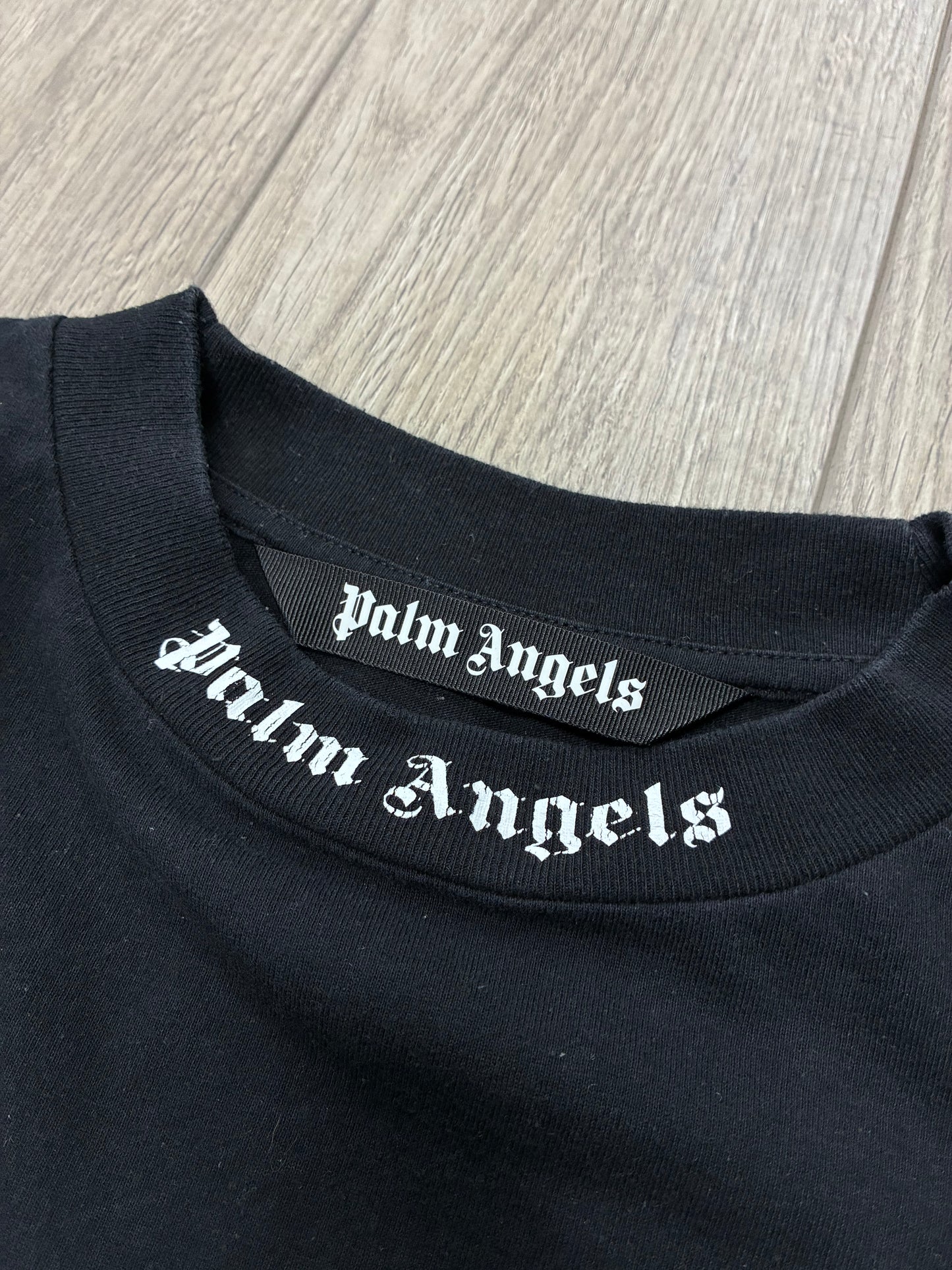 M - Palm Angels Classic Logo Black T-Shirt