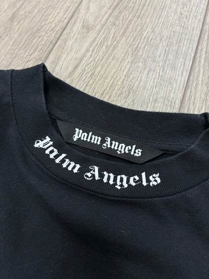 M - Palm Angels Classic Logo Black T-Shirt