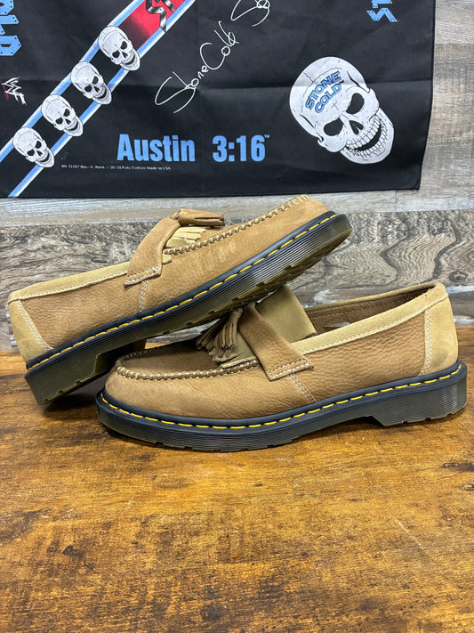 12- Dr. Martens Adrian Nubuck Leather Tassel Loafers