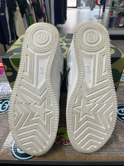 8.5-Bapesta ABC bape Camo White