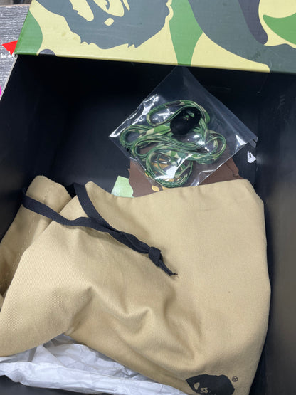 8.5-Bapesta ABC bape Camo White