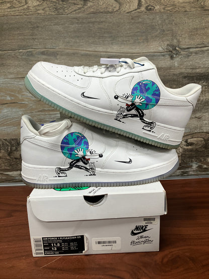 Nike Air Force 1 FlyLeather Steve Harrington Earth Day 11.5