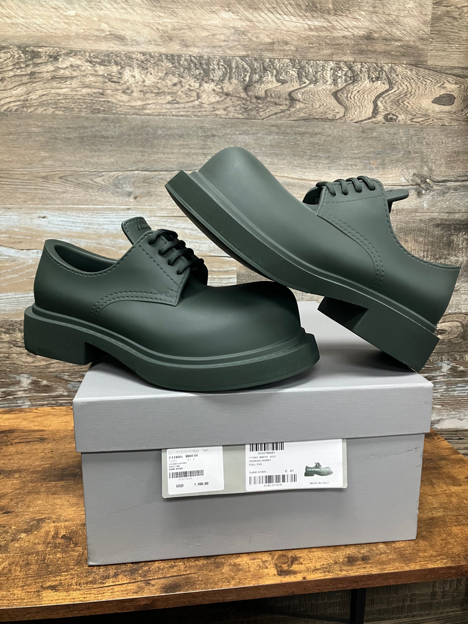 靴 BALENCIAGA STEROID DERBY 41 27cm Shop Steroid Derby shoes on Sale at BeyondStyle – Get 40